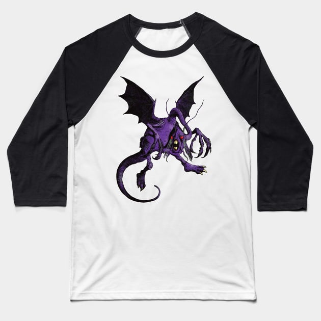 Jabberwock Baseball T-Shirt by jw608